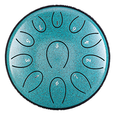 HLURU TWY11-6 SKYBLUE - Round Tongue Series 11 Notalı 6" Sky Blue Tongue Drum